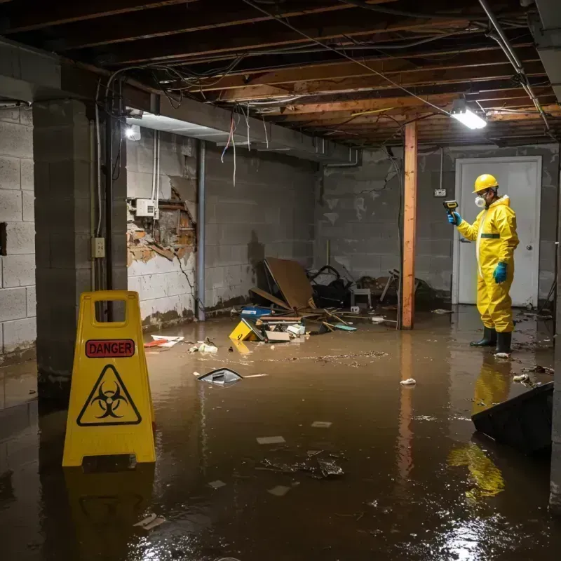 Flooded Basement Electrical Hazard in Silt, CO Property